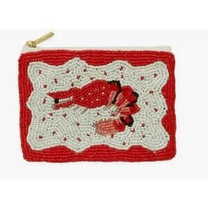 Beaded Coin Purse | Shrimp